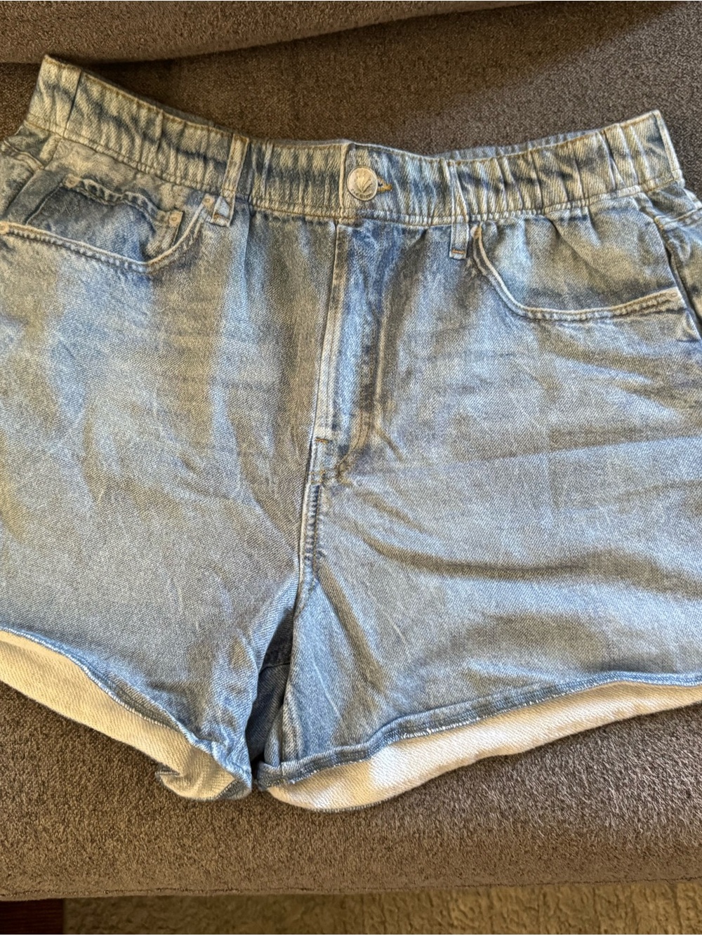 rag & bone sweatpant jean shorts